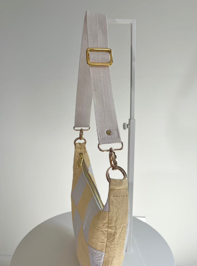 Milo, Checkered Patchwork Marigold/Pearl