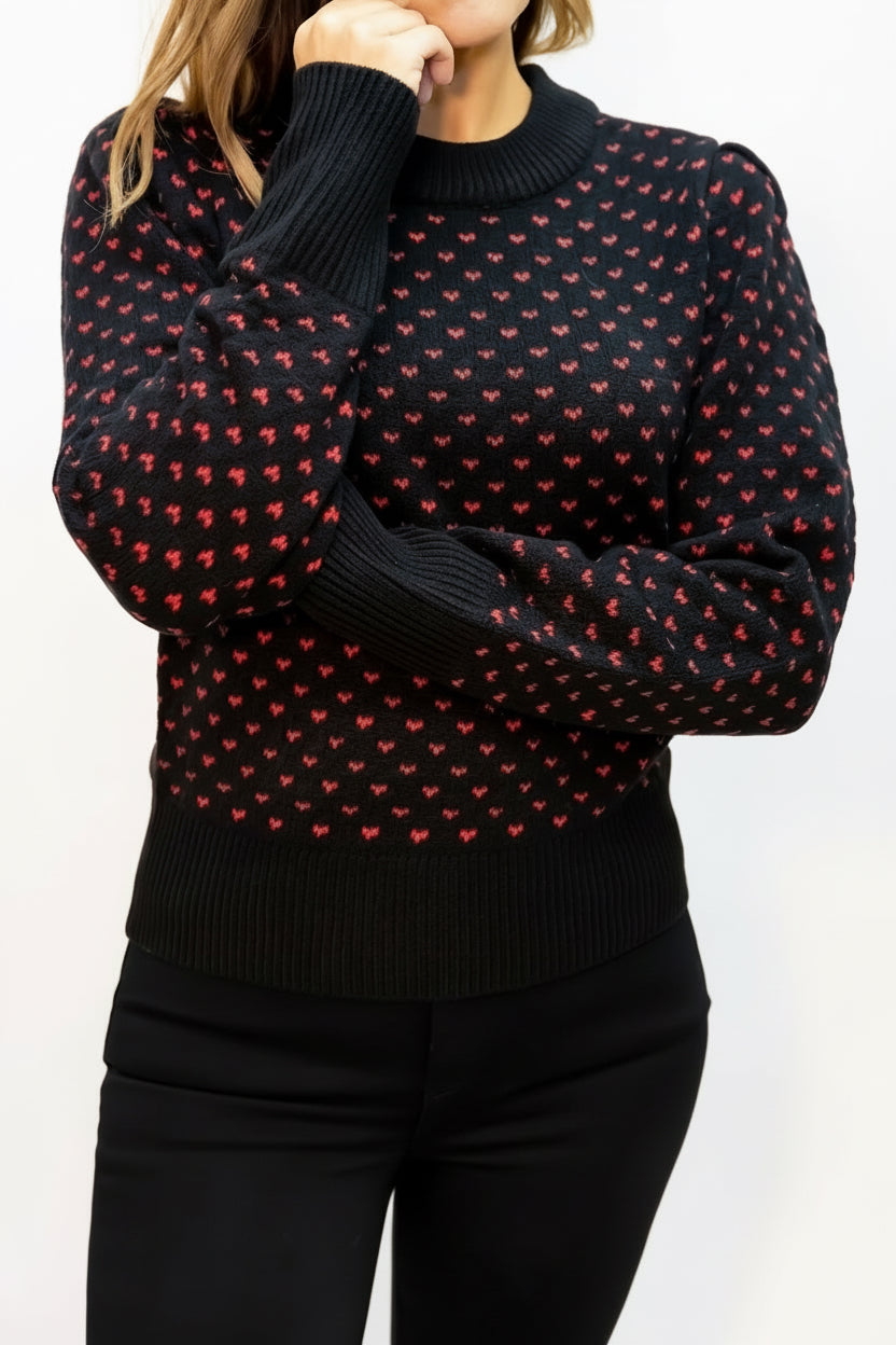 The Juliette Vintage Heart Knit