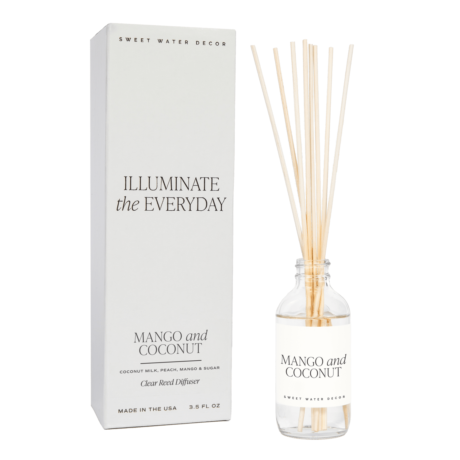 Mango and Coconut Clear Reed Diffuser