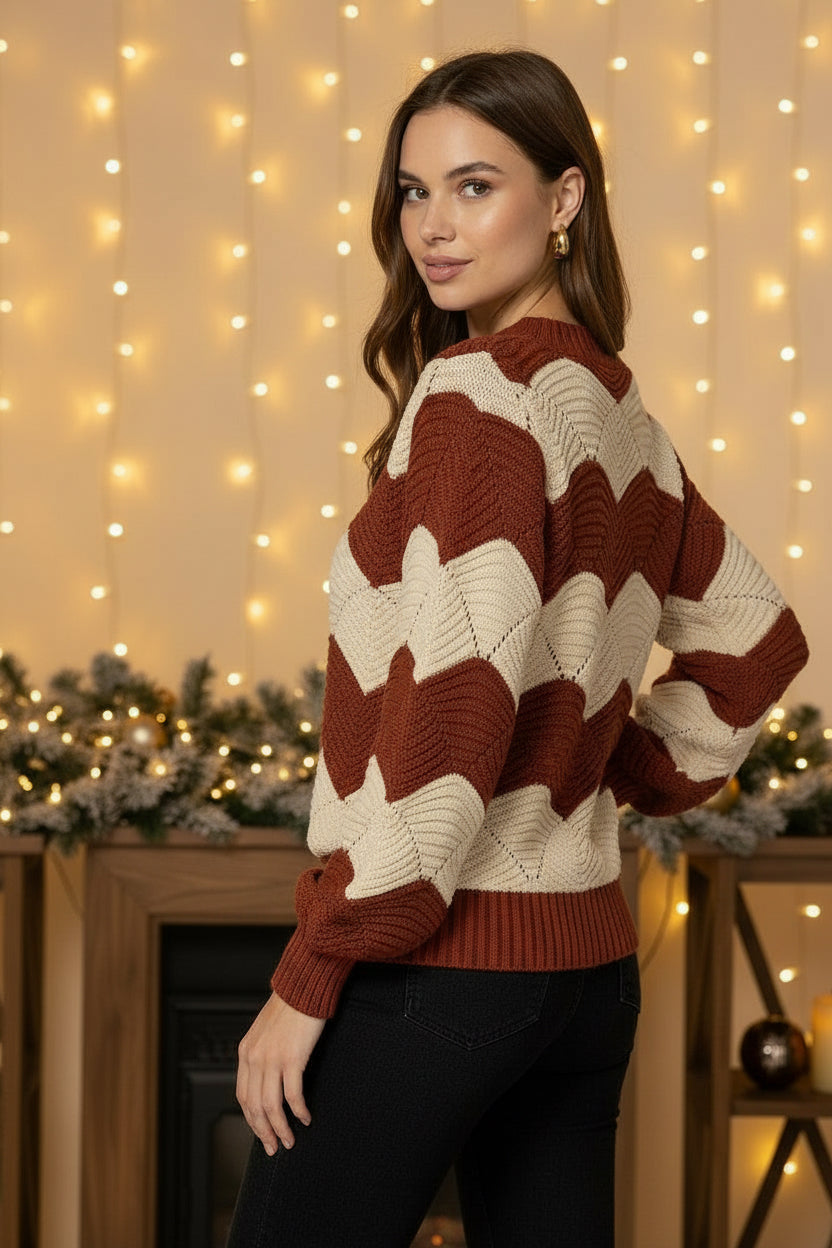 The Rowan Chevron Knit