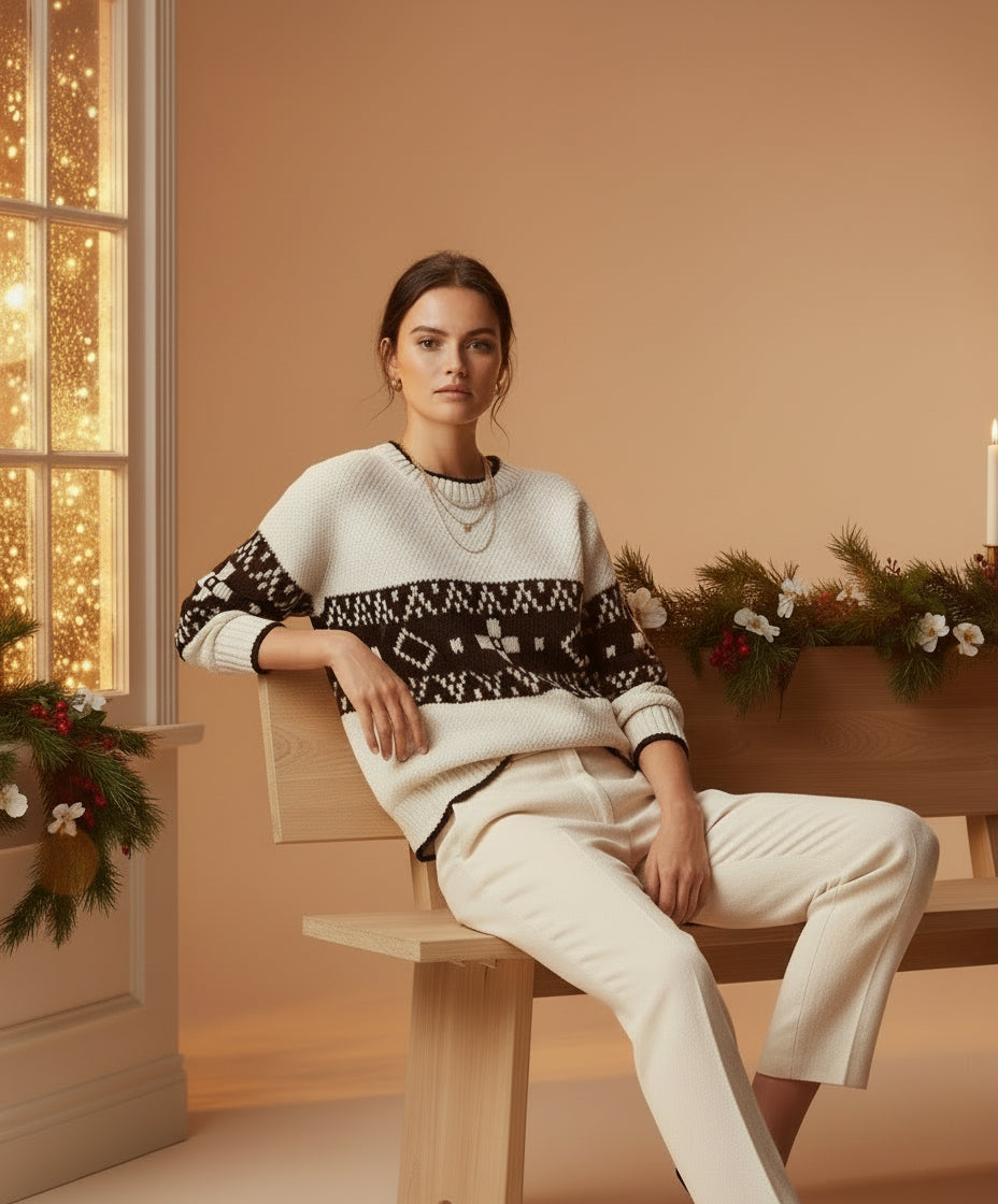 The Lennox Alpine Jacquard Sweater