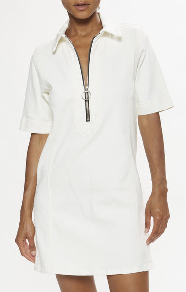 ramy brook tunechi denim mini dress TUNECHI Denim White Dress – AMARA Clothing Boutique