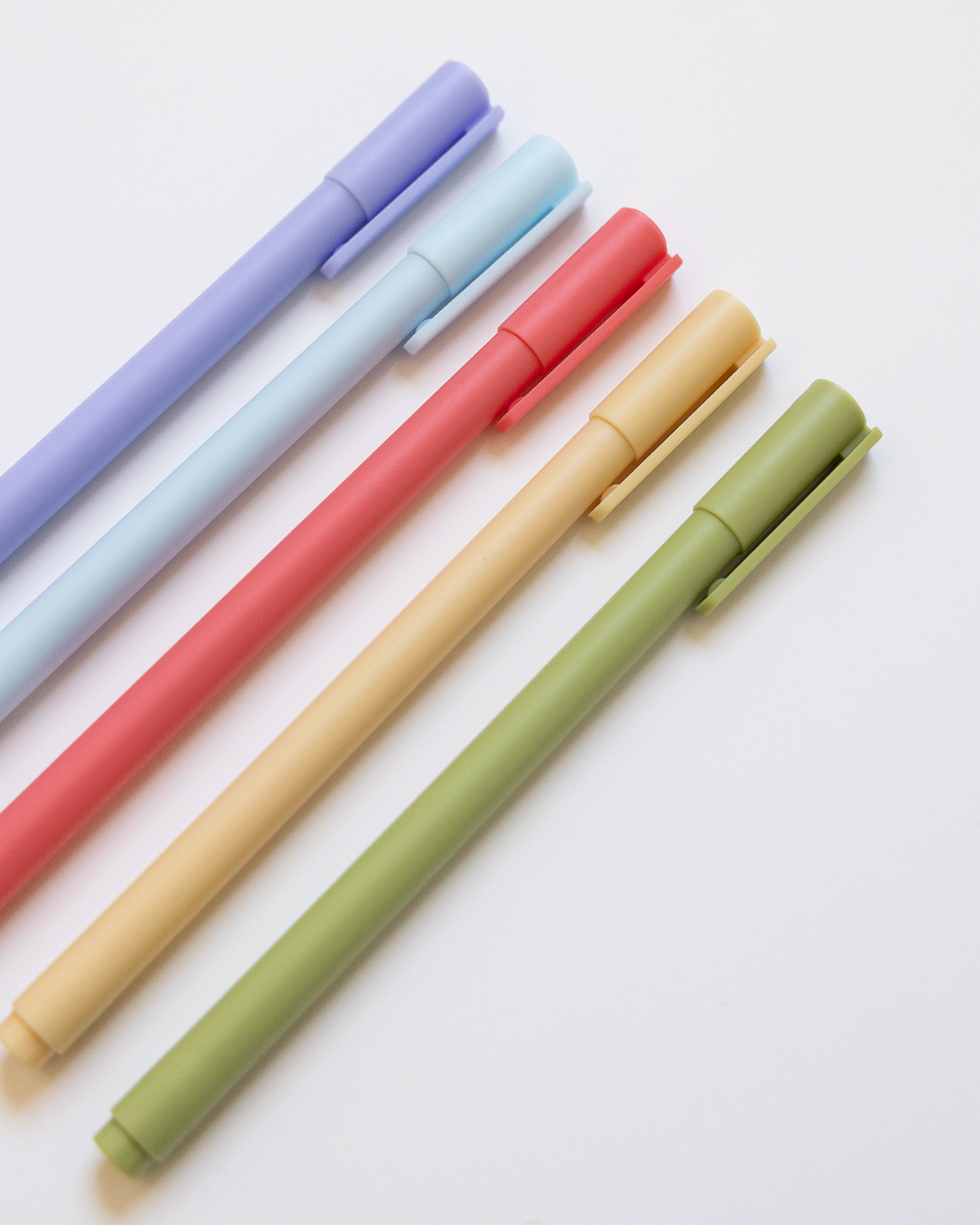 Assorted Colors Gel Pen Set (packaged as set of 5)