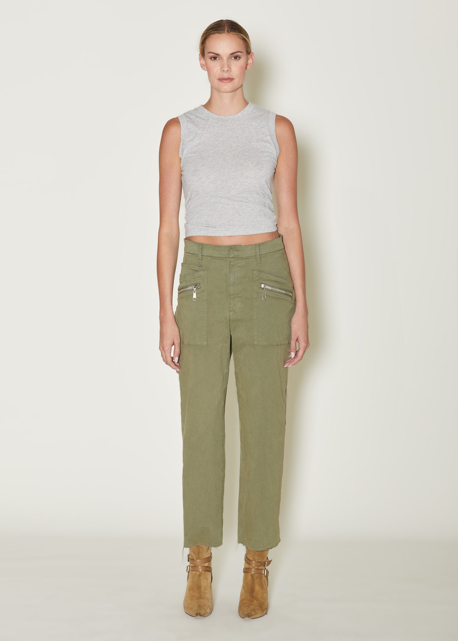 BIKER PANT MILITARY