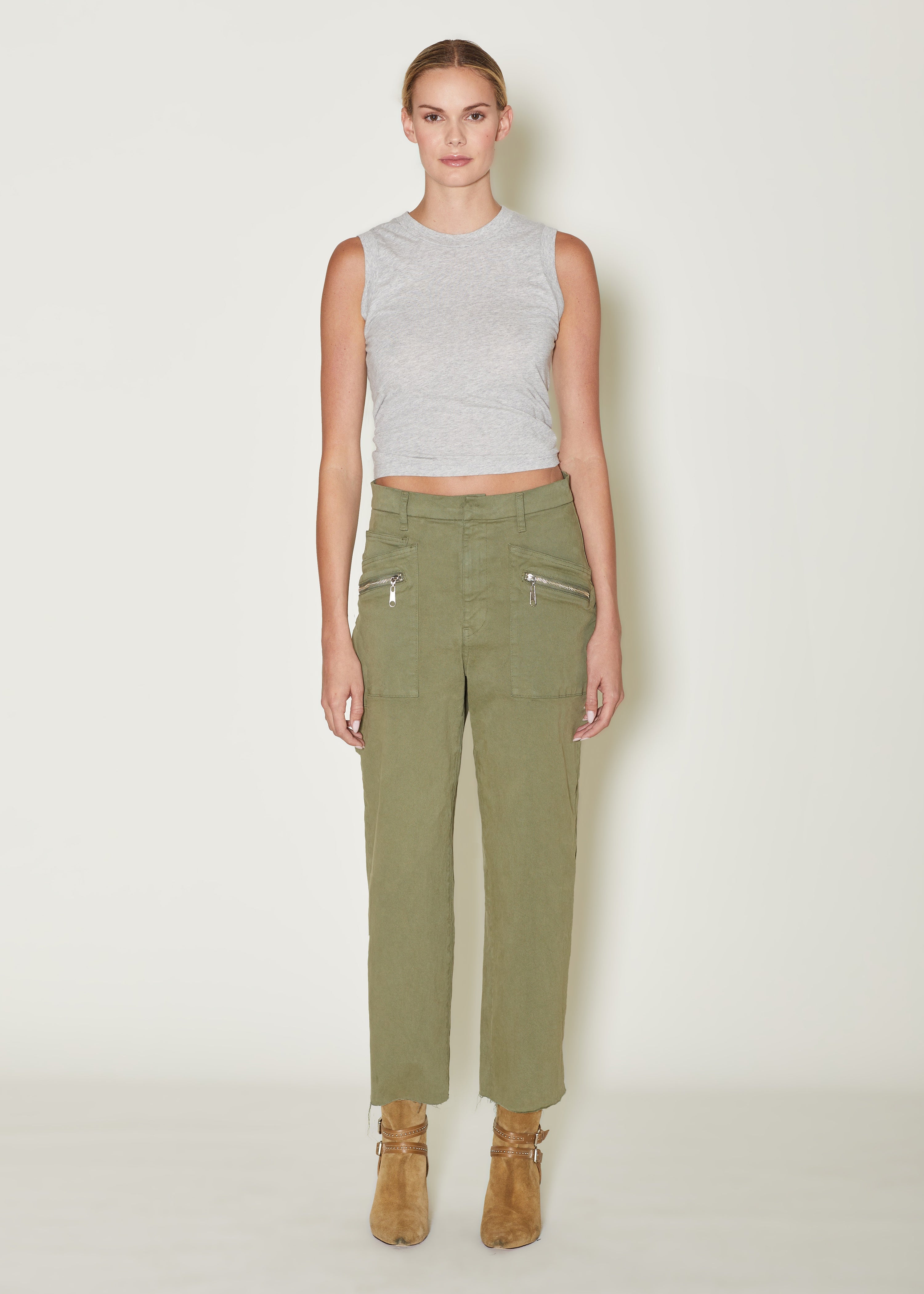 BIKER PANT MILITARY