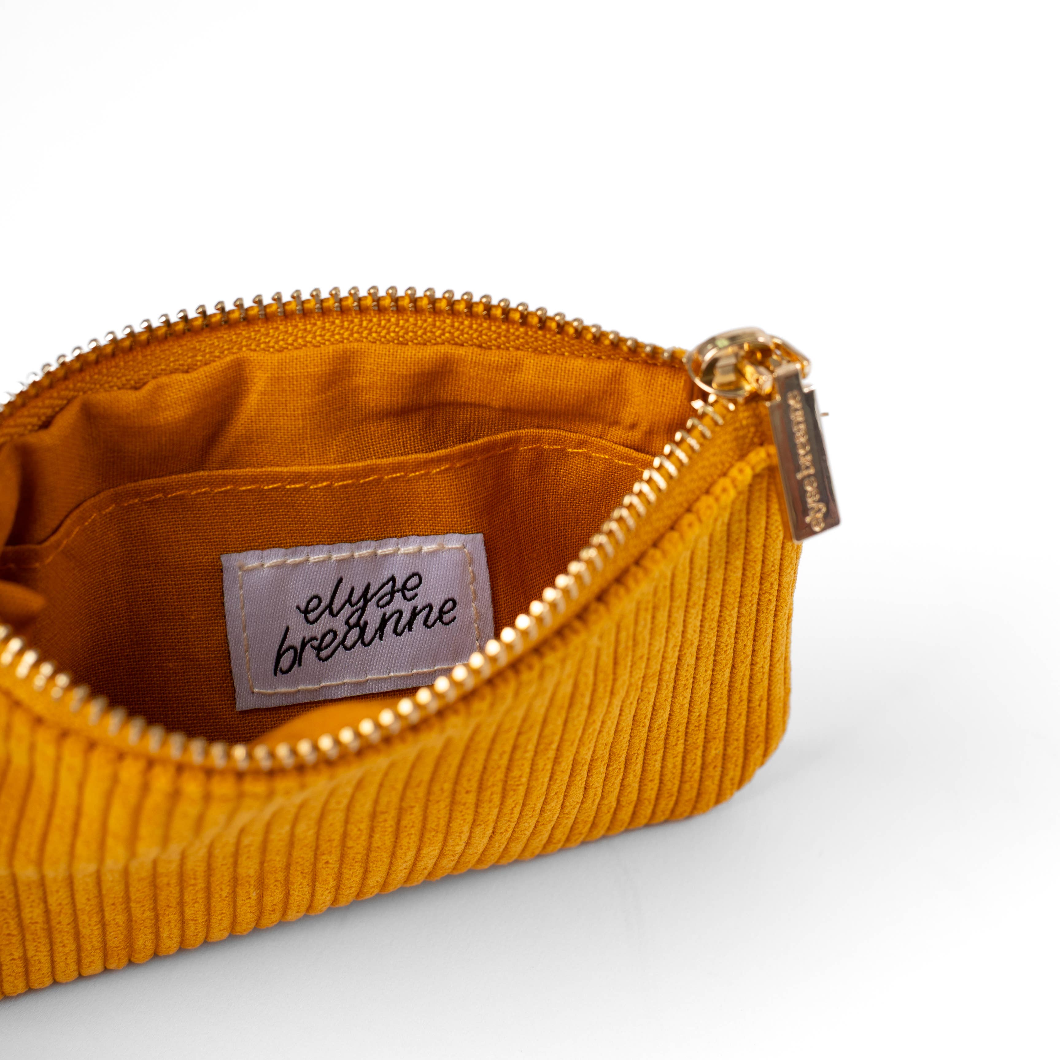Honey Corduroy Coin Pouch