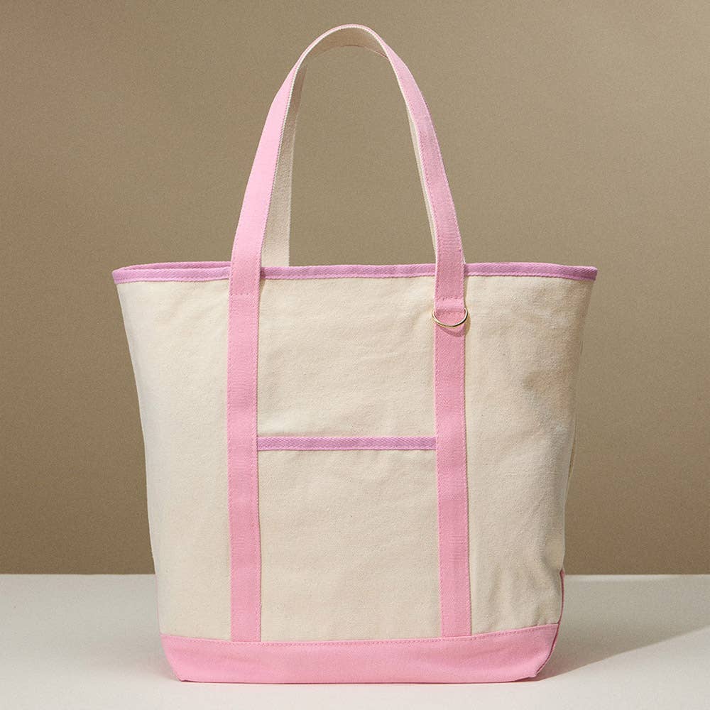 Large Classic Canvas Boat Tote
