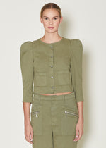 SIENNA JACKET MILITARY - AMARA Clothing Boutique