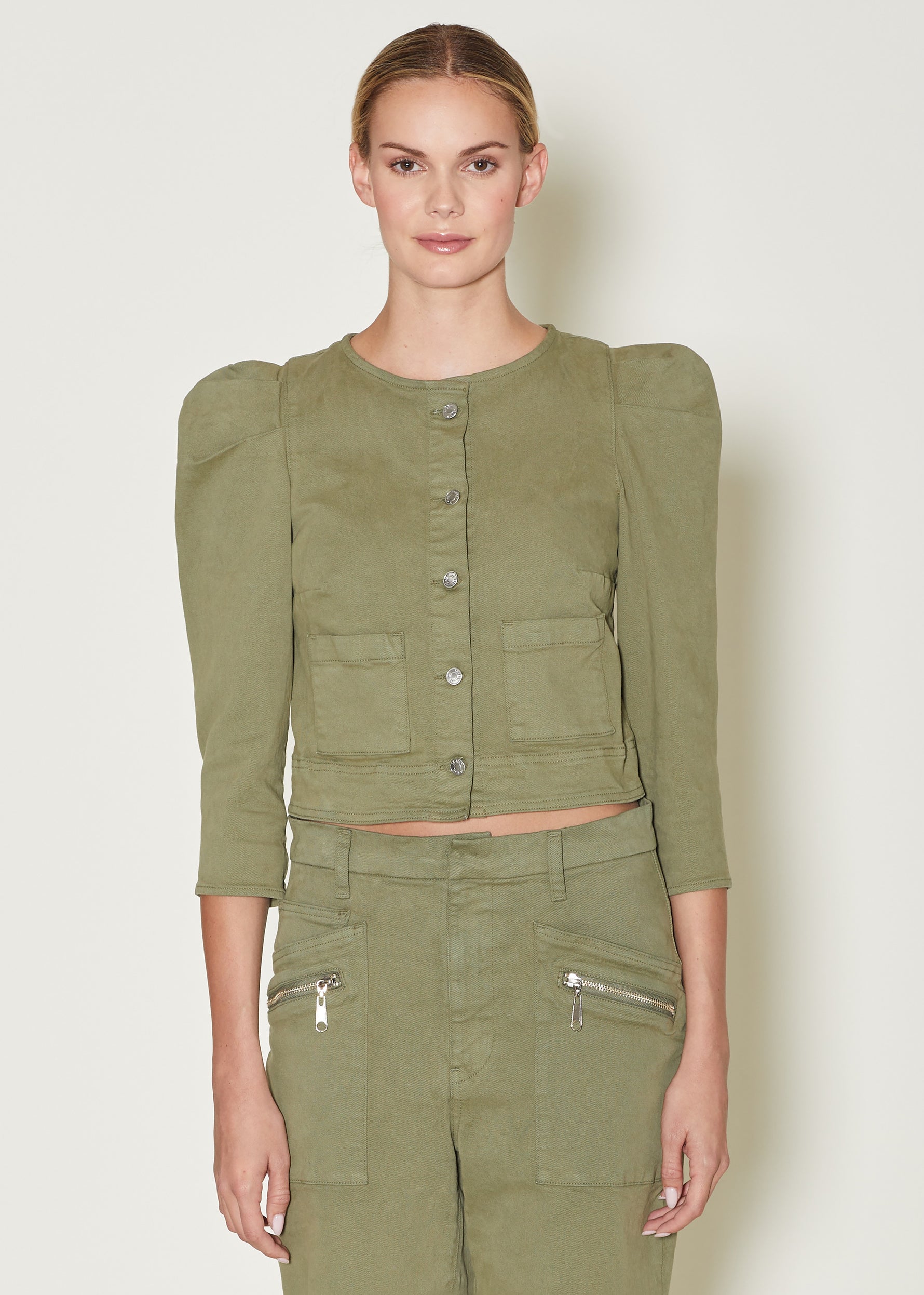 SIENNA JACKET MILITARY - AMARA Clothing Boutique
