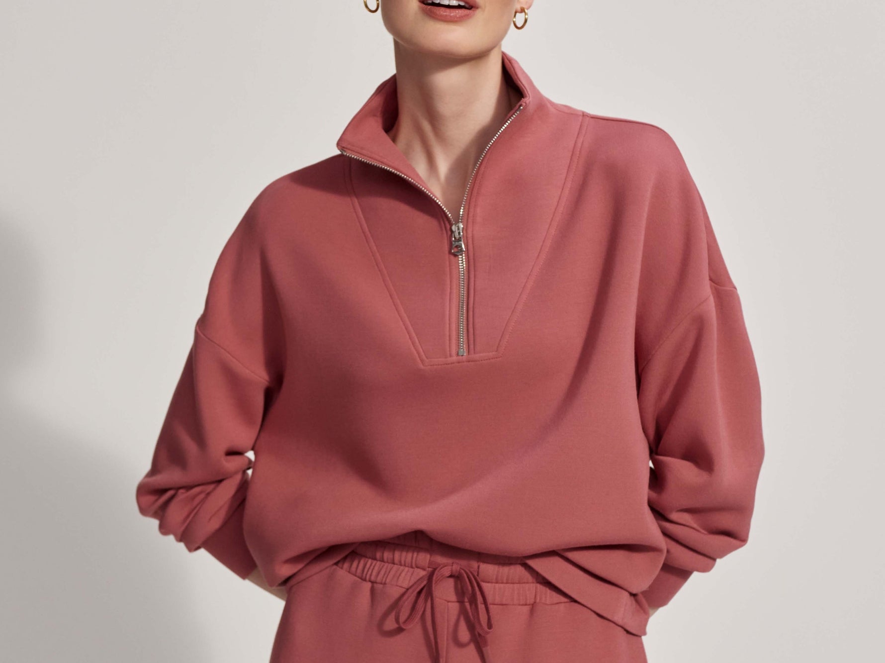 HAWLEY HALF ZIP SWEAT - AMARA Clothing Boutique