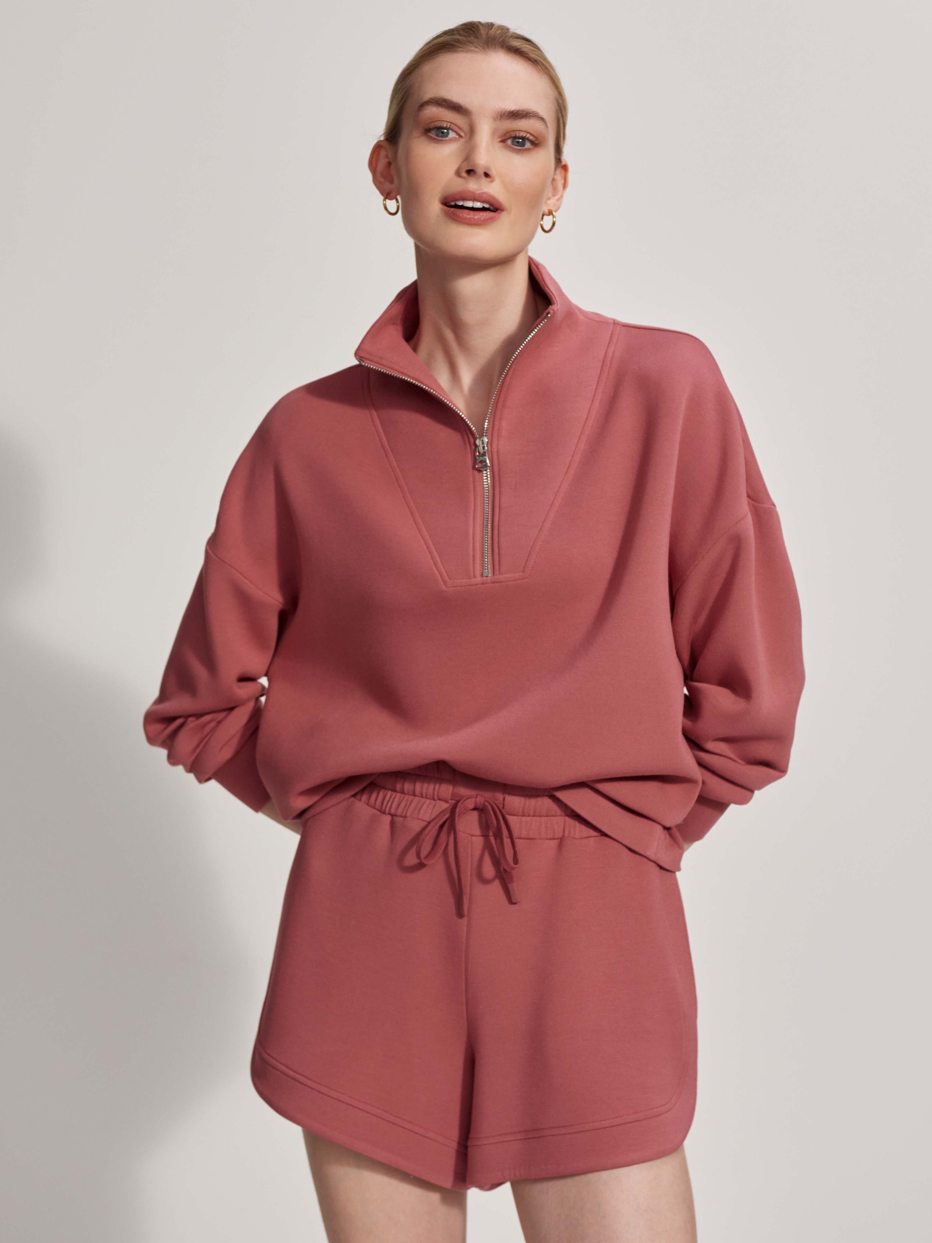 HAWLEY HALF ZIP SWEAT - AMARA Clothing Boutique